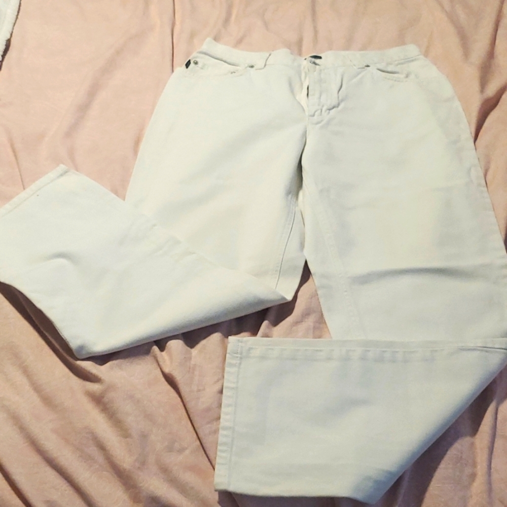 Lauren Jeans Co White jeans